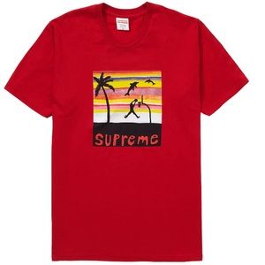Supreme Dunk Tee SS21 Red Large